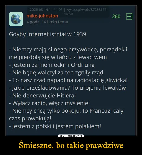 
    Śmieszne, bo takie prawdziwe