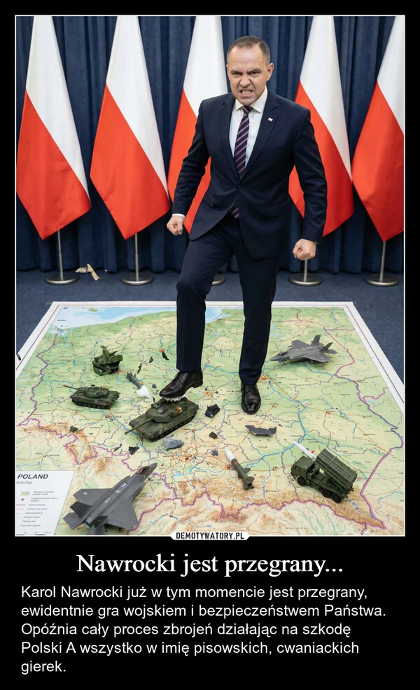 
    Nawrocki jest przegrany...