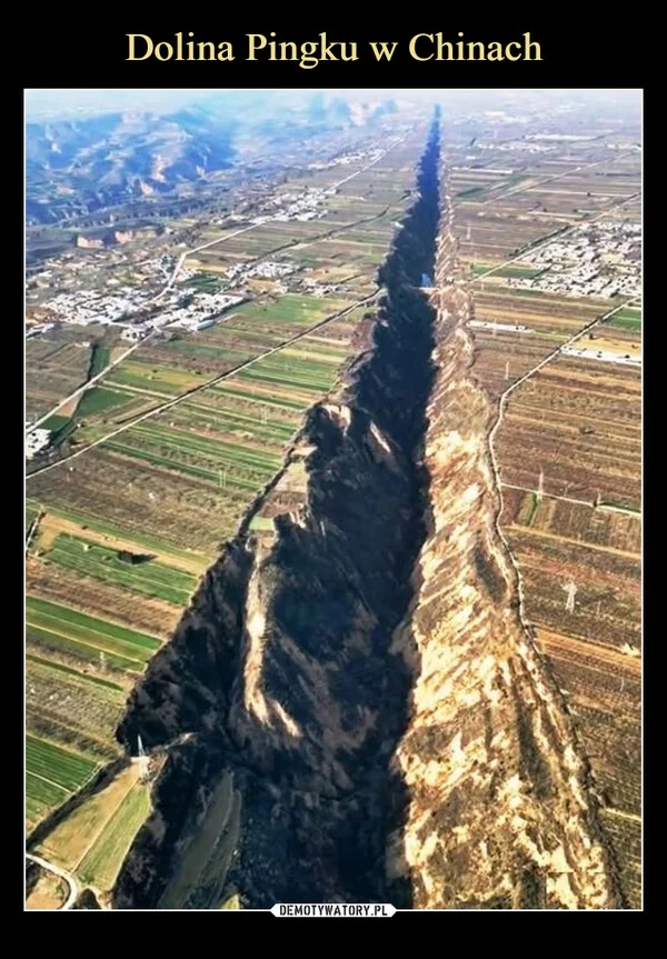
    Dolina Pingku w Chinach