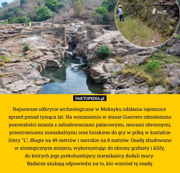 
    Najnowsze odkrycie archeologiczne w Meksyku odsłania tajemnice 
sprzed ponad