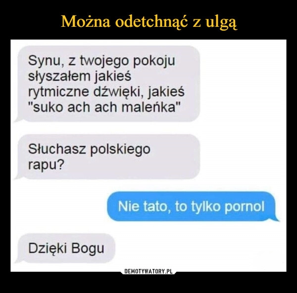 
    Można odetchnąć z ulgą