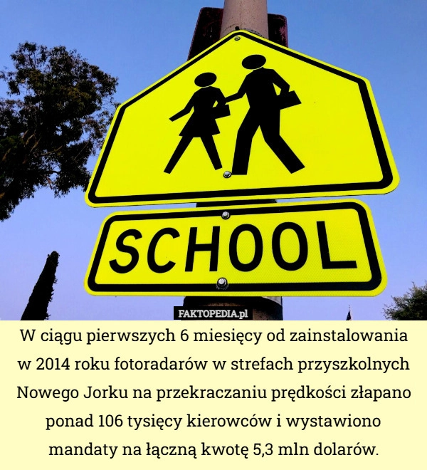 
    W ciągu pierwszych 6 miesięcy od zainstalowania w 2014 roku fotoradarów...