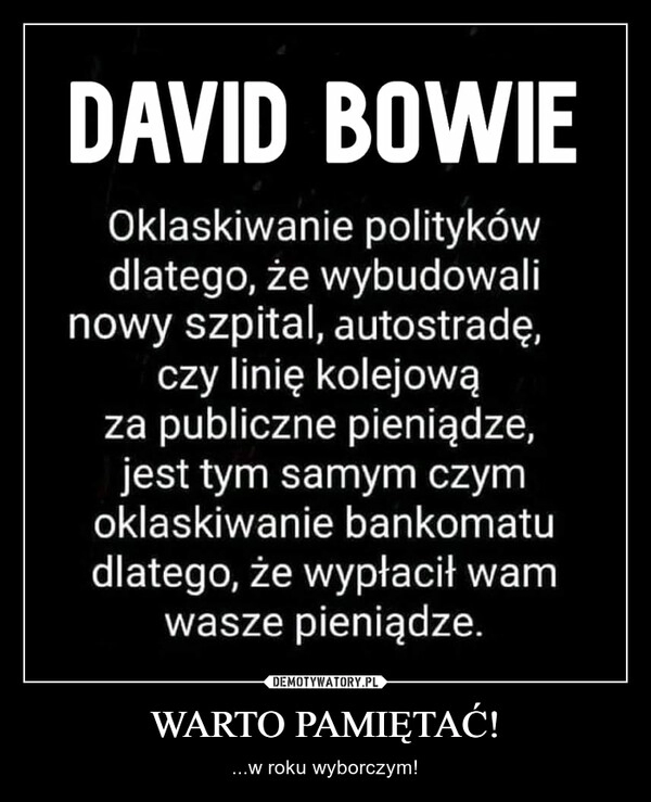 
    WARTO PAMIĘTAĆ!