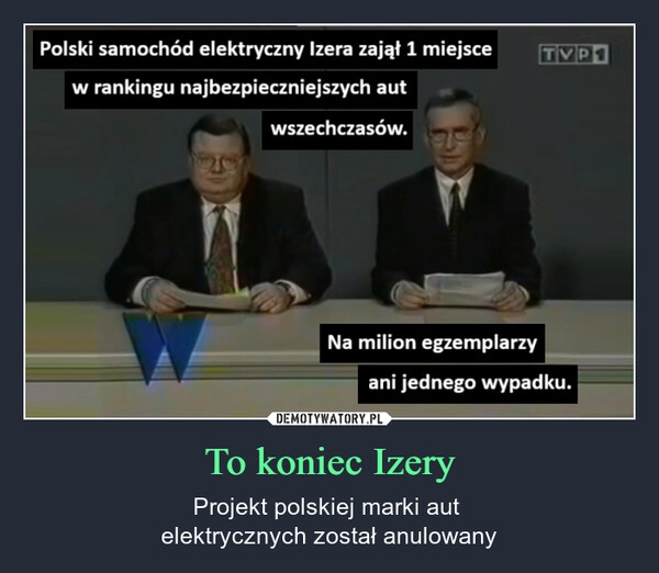 
    To koniec Izery