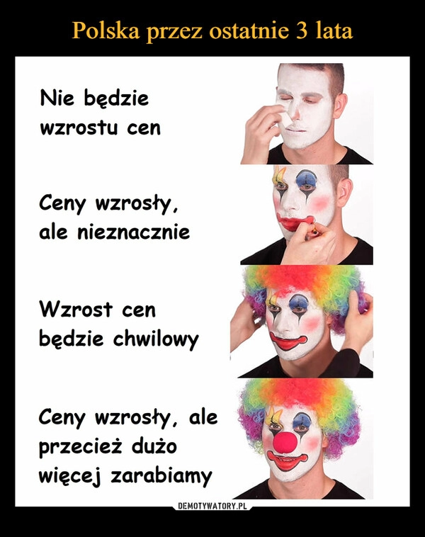 
    Polska przez ostatnie 3 lata