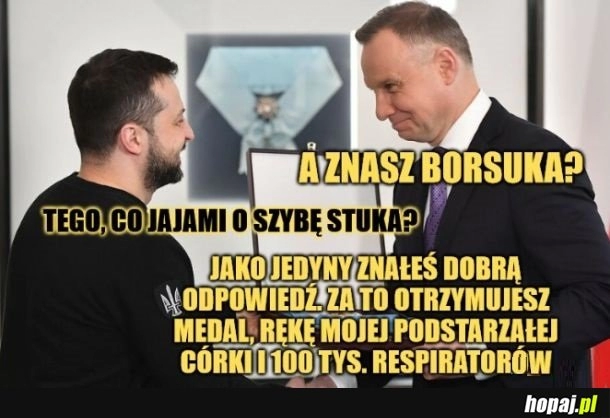 
    Nie chcę medalu.