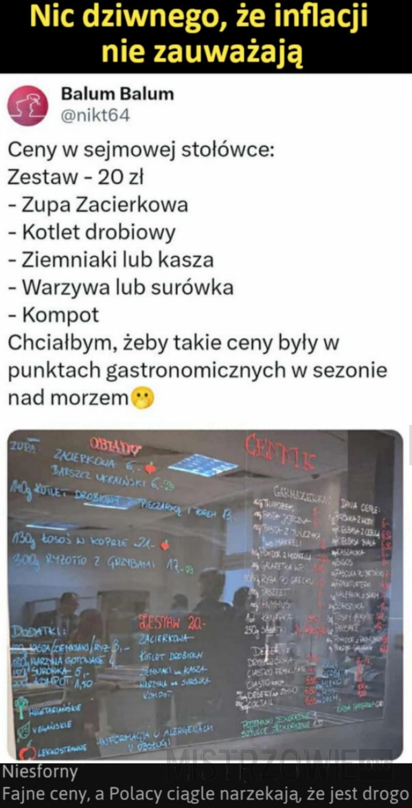 
    Sejmowa stołówka