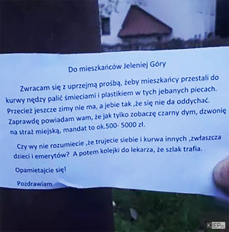 
    Uprzejma prośba do mieszkańców Zielonej Góry