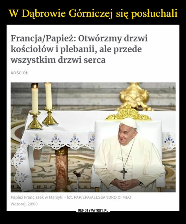 
    W Dąbrowie Górniczej się posłuchali