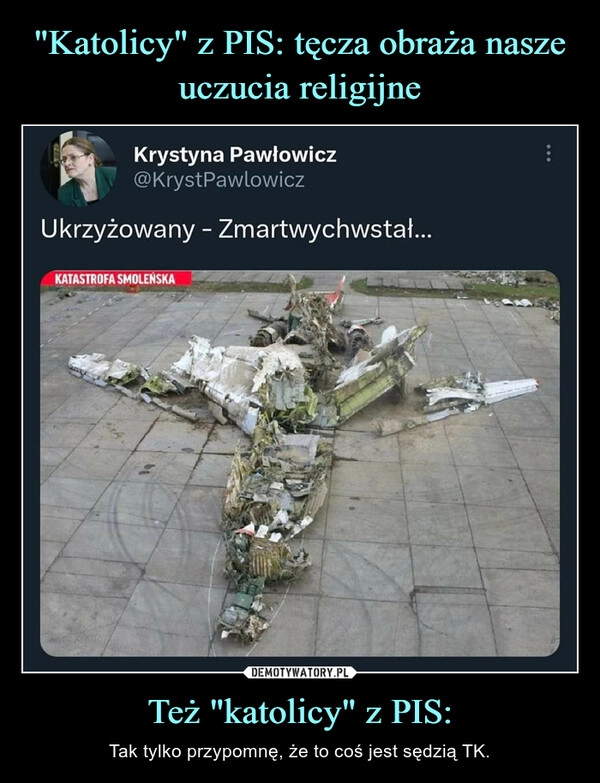 
    "Katolicy" z PIS: tęcza obraża nasze uczucia religijne Też "katolicy" z PIS: