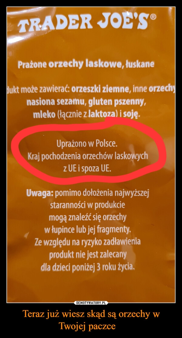 
    Teraz już wiesz skąd są orzechy w Twojej paczce 