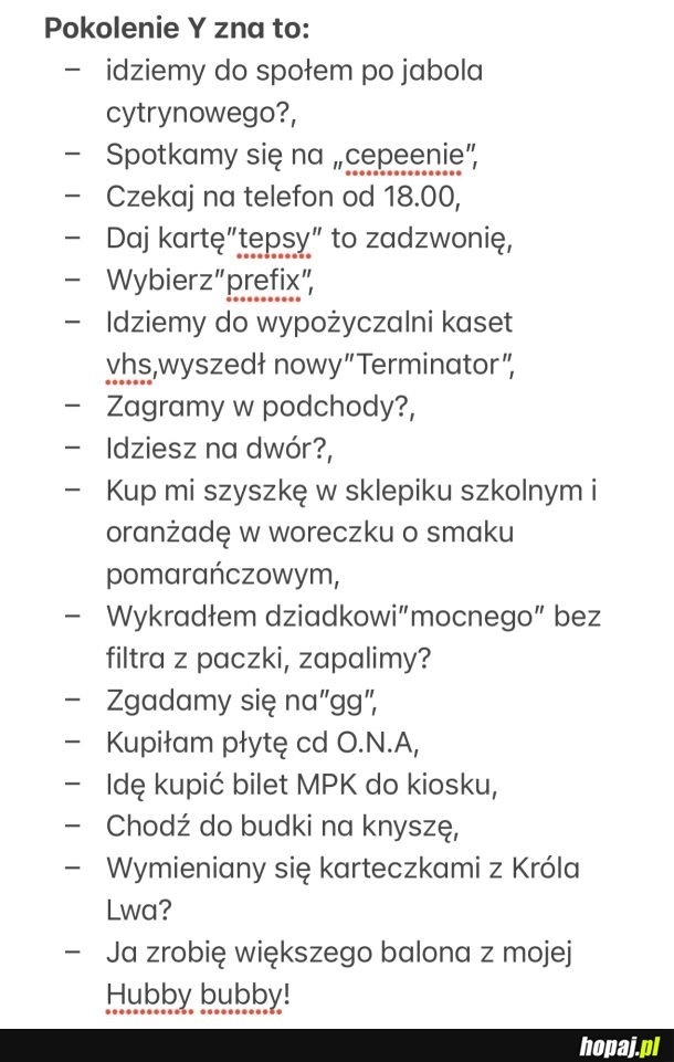 
    Wzięło mnie na wspominki