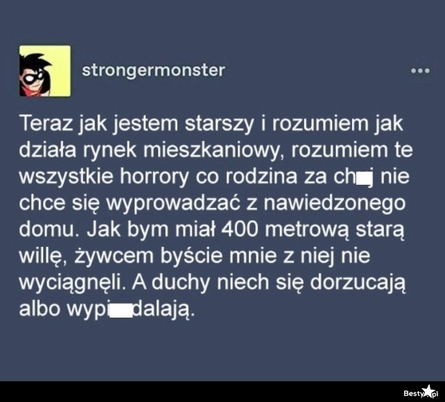 
    Nawiedzone domy w horrorach 