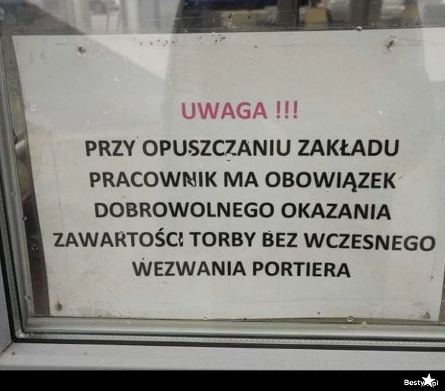 
    Jeszcze konrola i można iść 