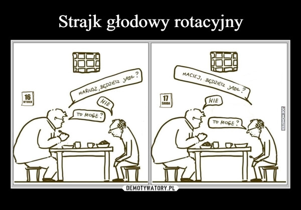 
    Strajk głodowy rotacyjny