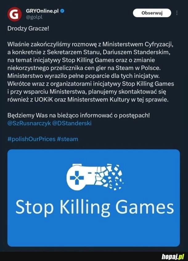 
    Zmiana niekorzystnego przelicznika cen gier w Polsce