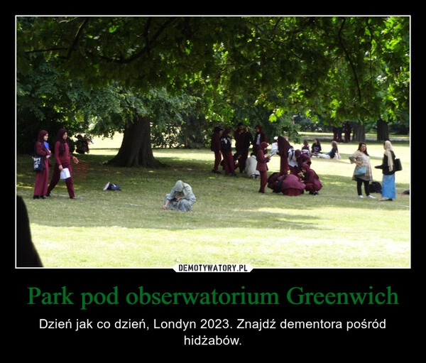 
    Park pod obserwatorium Greenwich