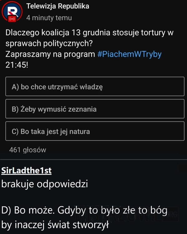 
    Trudny wybór