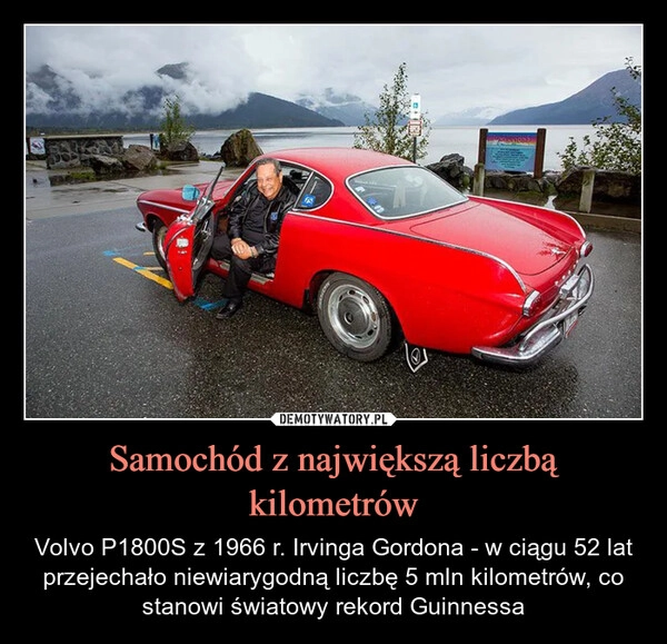 
    Samochód z największą liczbą kilometrów