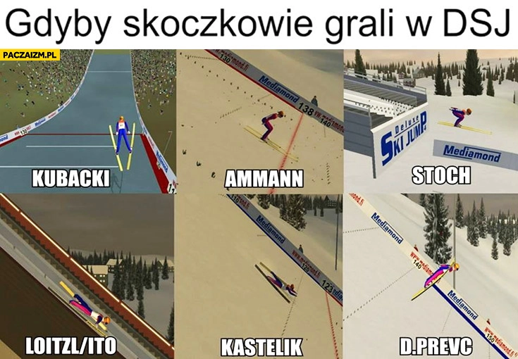 
    Gdyby skoczkowie narciarscy grali w Deluxe Ski Jump