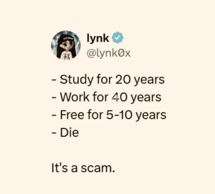
    Live, work, die