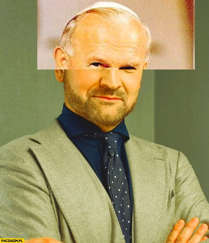 
    Rafał Brzoska z oczami Jana Pawła II