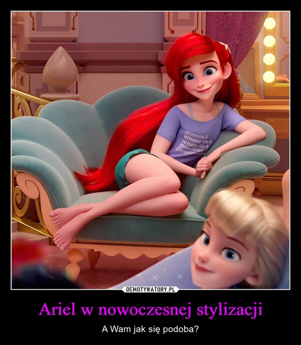 
    Ariel w nowoczesnej stylizacji