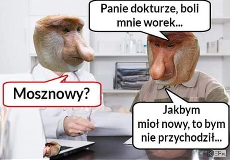 
    Doktorze, boli mnie...