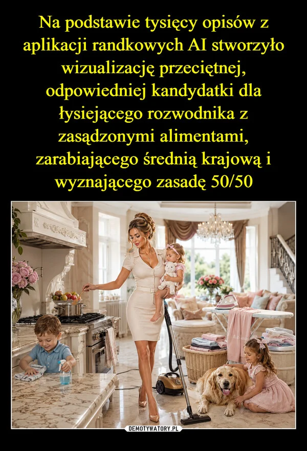 
    Na podstawie tysięcy opisów z aplikacji randkowych AI stworzyło wizualizację przeciętnej, odpowiedniej kandydatki dla łysiejącego rozwodnika z zasądzonymi alimentami, zarabiającego średnią krajową i wyznającego zasadę 50/50