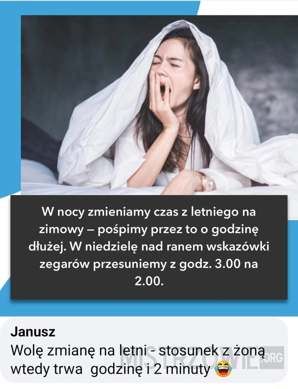 
    Czas zimowy