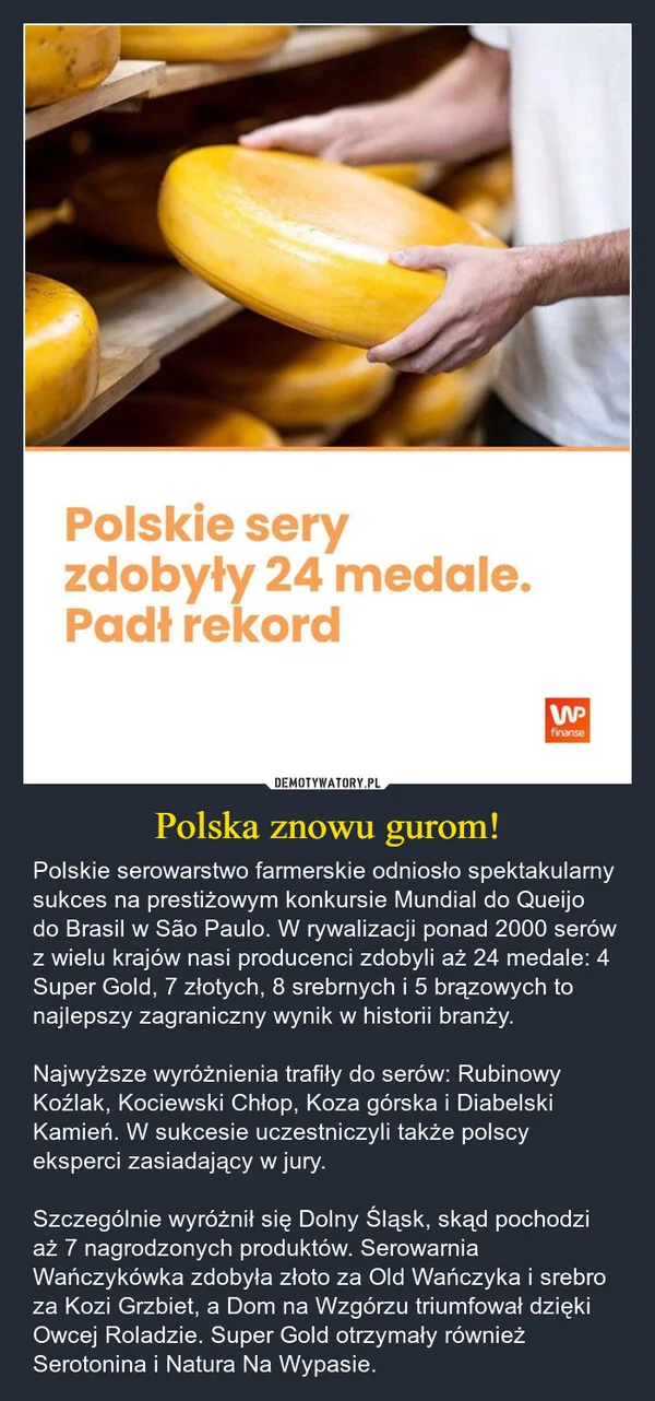 
    Polska znowu gurom!
