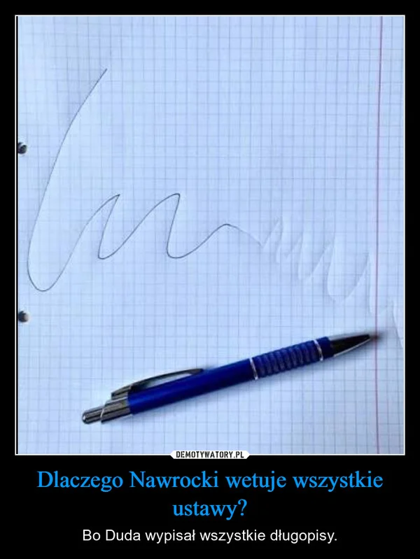 
    Dlaczego Nawrocki wetuje wszystkie ustawy?