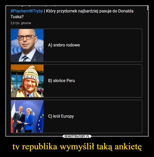 tv republika wymyślił taką ankietę