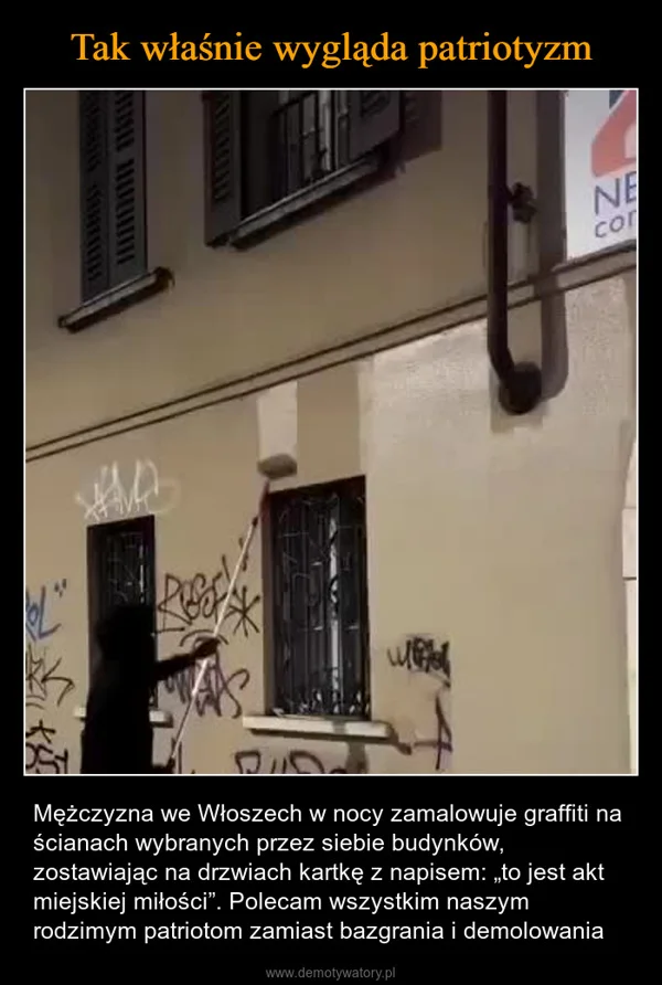 
    Tak właśnie wygląda patriotyzm