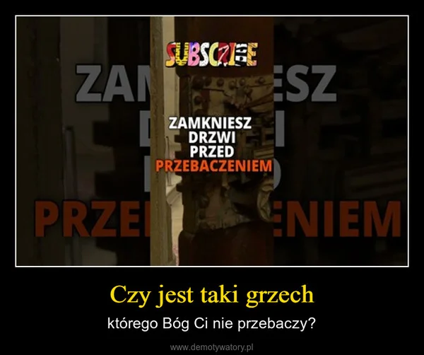 Czy jest taki grzech