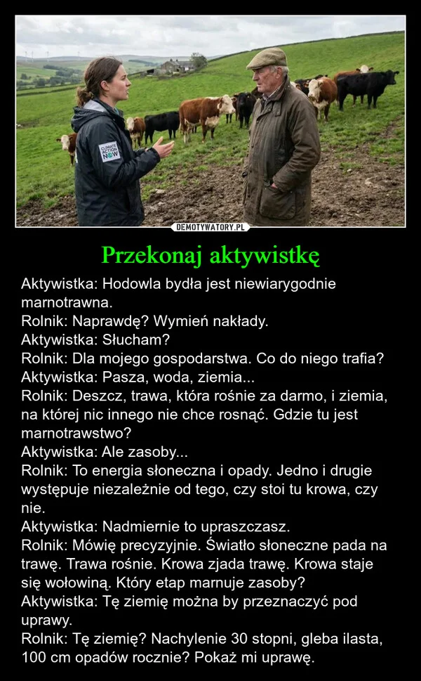 Przekonaj aktywistkę