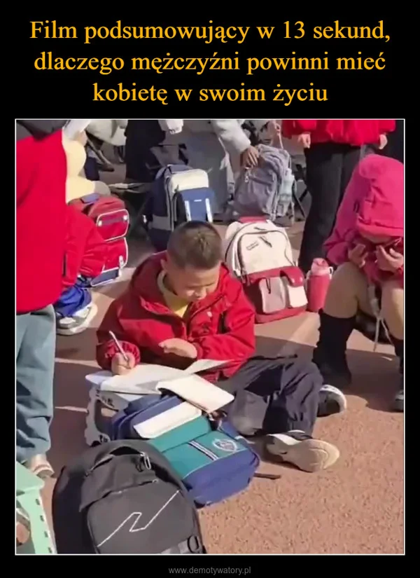 
    Film podsumowujący w 13 sekund, dlaczego mężczyźni powinni mieć kobietę w swoim życiu