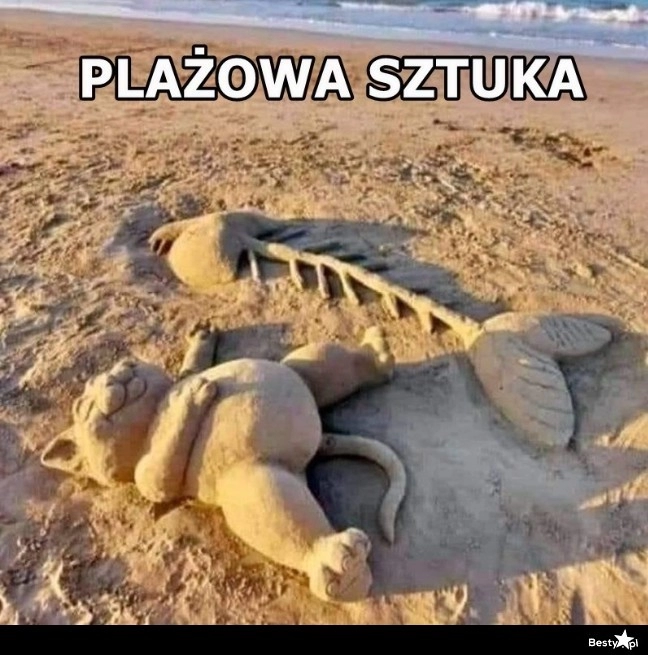 
    Plażowa sztuka 