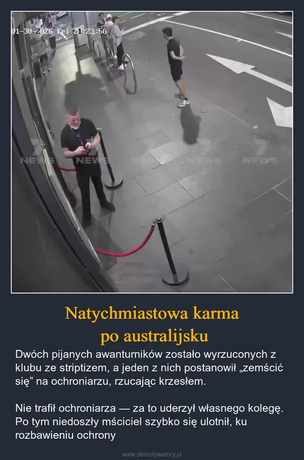 
    Natychmiastowa karma po australijsku