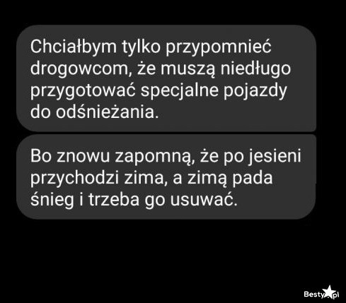 
    Przypomnienie dla drogowców 