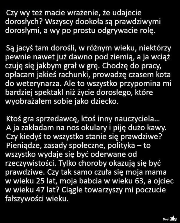 
    Oblicza dorosłości 