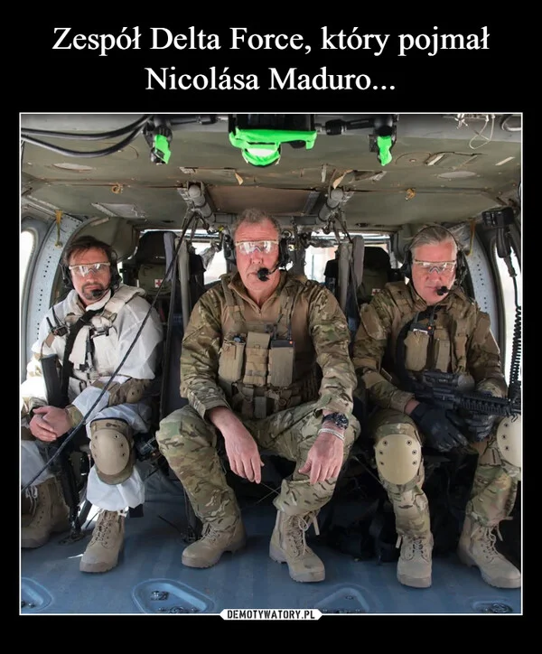 
    Zespół Delta Force, który pojmał Nicolása Maduro...
