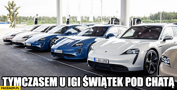 
    Tymczasem u Igi Świątek pod chatą same Porsche Taycan wygrane na turniejach w Stuttgarcie