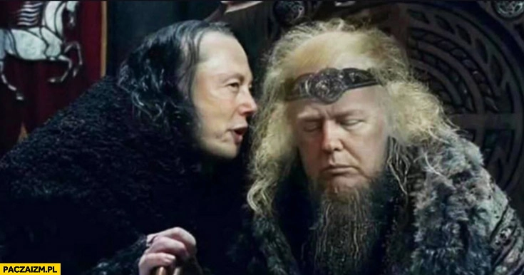 
    Musk podpowiada Trumpowi królowi Władca Pierścieni Lord of the Rings