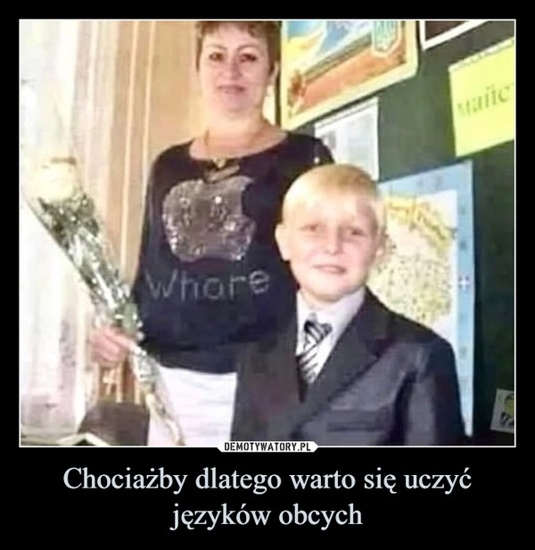 
    Chociażby dlatego warto się uczyć języków obcych
