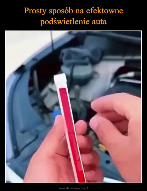 
    Prosty sposób na efektowne podświetlenie auta
