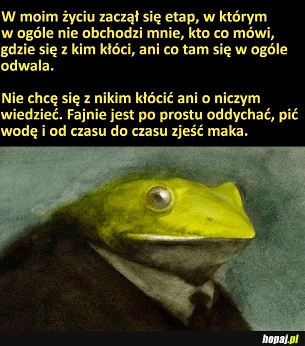 
    Nowy etap w życiu