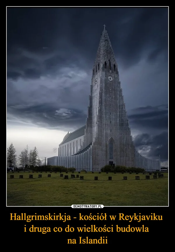 
    Hallgrimskirkja - kościół w Reykjaviku i druga co do wielkości budowla na Islandii