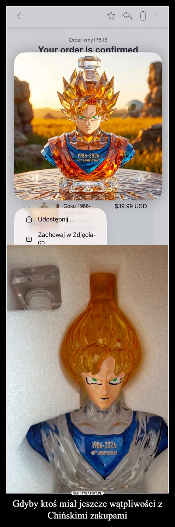 
    Gdyby ktoś miał jeszcze wątpliwości z Chińskimi zakupami