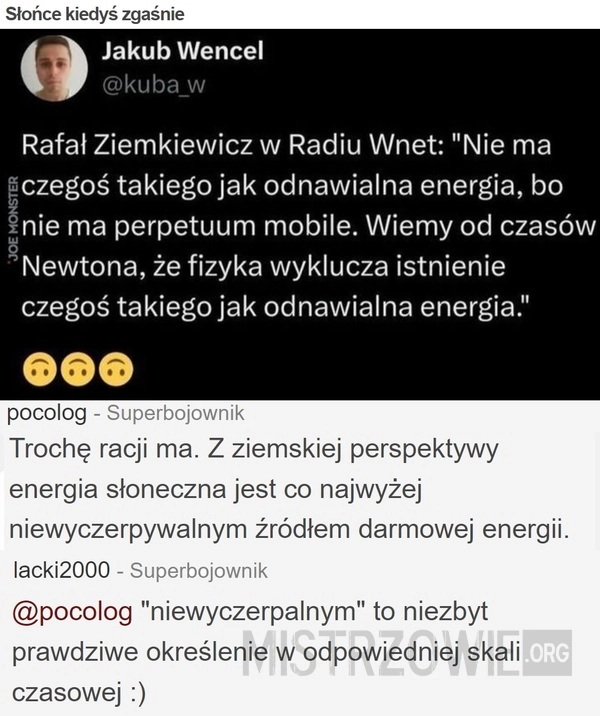 
    Słońce kiedyś zgaśnie